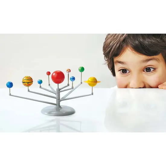 4M: Solar System Planetarium - Assemble Your Own 11.8" Model, Snap-Together, Glow-In-The-Dark Paint, DIY STEM Craft & Science Project Kit, Kids 8+ {6}