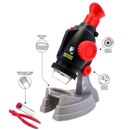 Lanard Nature Explorer: Microscope - Magnify & Study Nature, Outdoor Observation & Explorer Tool, Adjustable Zoom Lens, STEM Toy, Kids Ages 3+ {4}