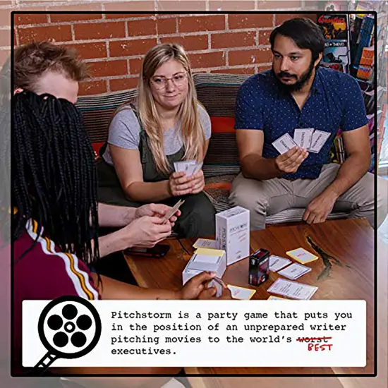 Creature Feature Deck - 100 Horror Movie Cards, Standalone Or Expansion, Movie Pitching Party Card Game {5}