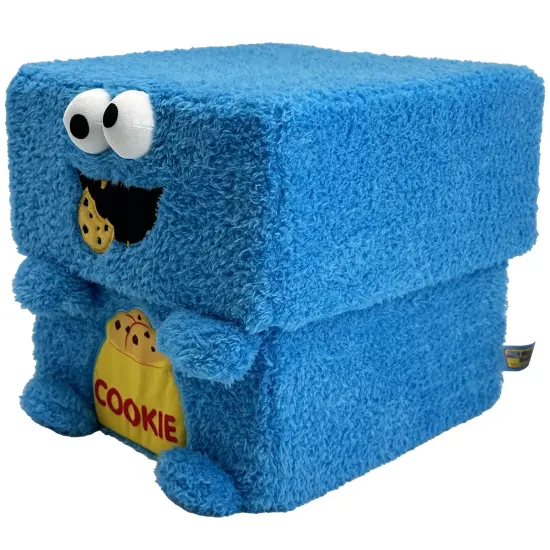 Sesame Street: Storables 8" Box - Cookie Monster - Character Themed Bin, Fabric Storage Container, Opening Top Lid, Holds Toys, Books & More, Licensed {7}