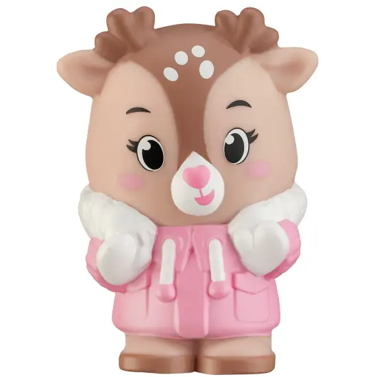 Timber Tots: Gla Gla Reindeer Family - 4 Character Set, Toy Figurines, 1.75-2" Animal Miniatures w/ Unique Details, Nature Playset, Kids-Toddler 18Mo+ {5}