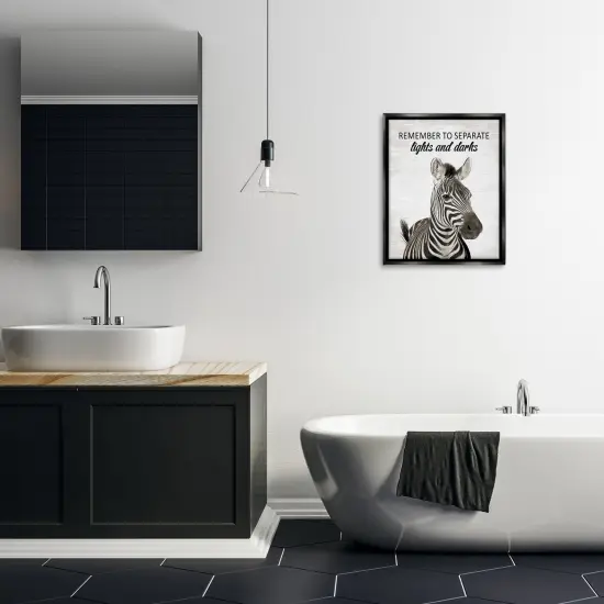 Stupell Industries Remember To Separate Laundry Floating Frame Design by Lettered and Lined {2}