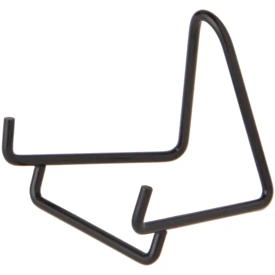 Bard's Black Wire Easel Stand, 2" H x 2.5" W x 2.5" D {1}