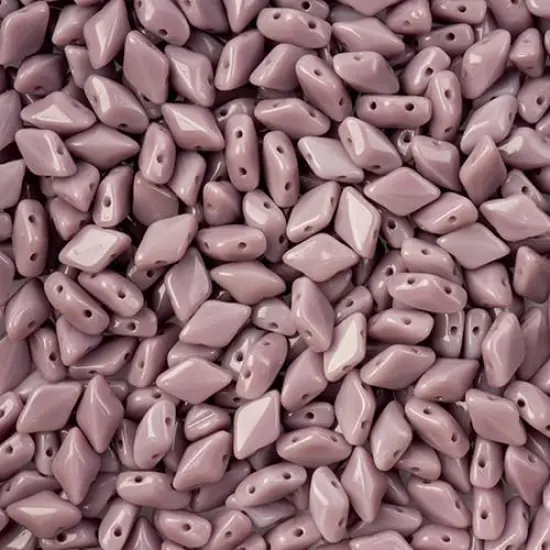 Matubo 2-Hole Czech Glass Opaque Gemduo Beads, 50g Violet {1}