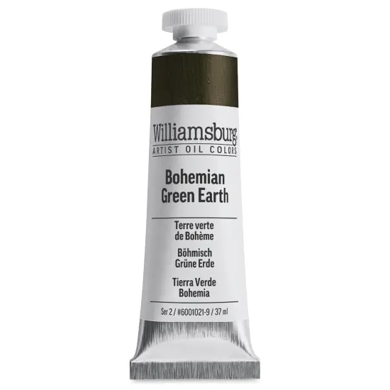 Williamsburg Handmade Oil Paints - Bohemian Green Earth, 37 ml tube {2}