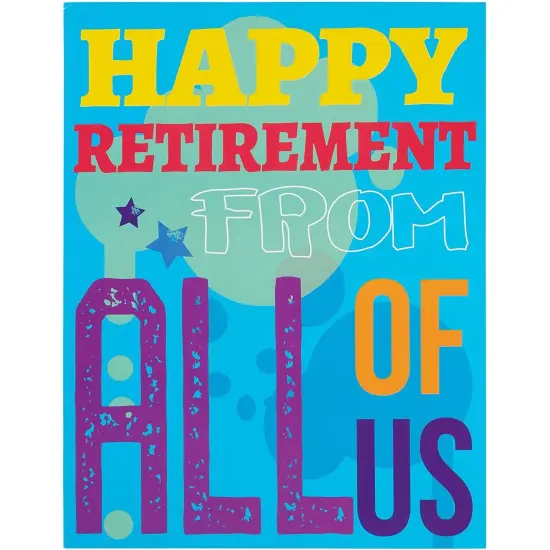 Jumbo Retirement Farewell Cards with Envelopes for Boss Day, Men (8.5 x 11 In, 3 Pack) {5}