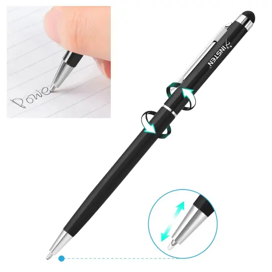 Insten 3pcs 2-in-1 Touch Screen Stylus Ballpoint Pen for Universal Phone Tablet for iPhone 11 / 11 Pro / 11 Pro Max 6S 6 Plus 5.5" 4.7" /5S 5C 4S Multicolor {3}