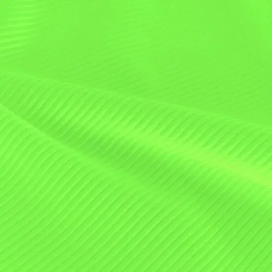 Ribbed Spandex Fabric Electric Lime {1}