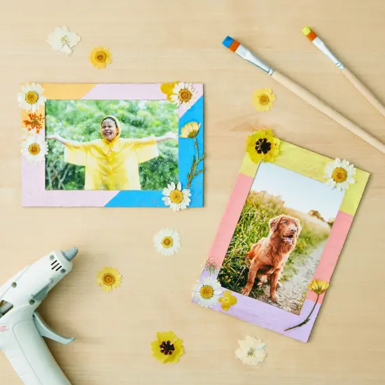 50 Pack Kraft Paper Picture Frames 4x6, Cardboard Photo Easels for DIY Projects, Crafts Brown {2}