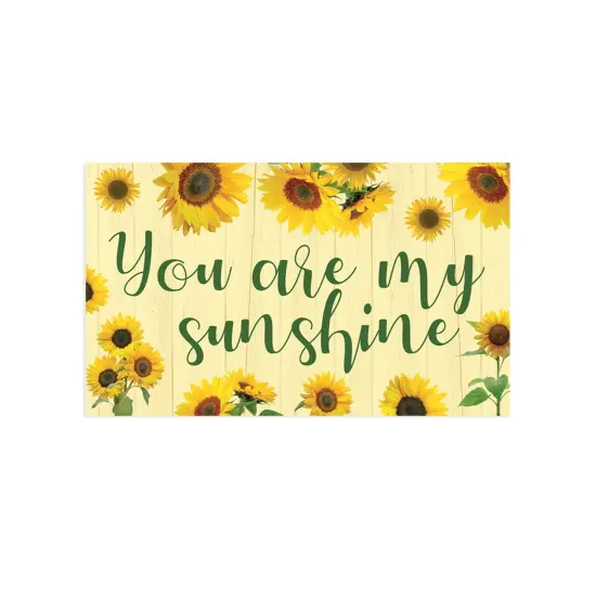 Sunflower Baby Shower Birthday Party Decorations, You are My Sunshine Banner and Arch Design Balloons (75 Piece Set) Yellow {6}
