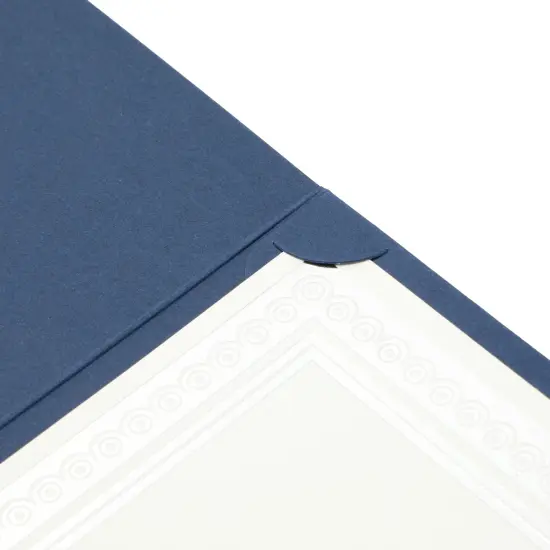 24-Pack Navy Blue Award Certificate Holders - Bulk Certificate Holders for Graduation, Diploma, Employee Appreciation, Certifications (fits 8.5x11) {5}