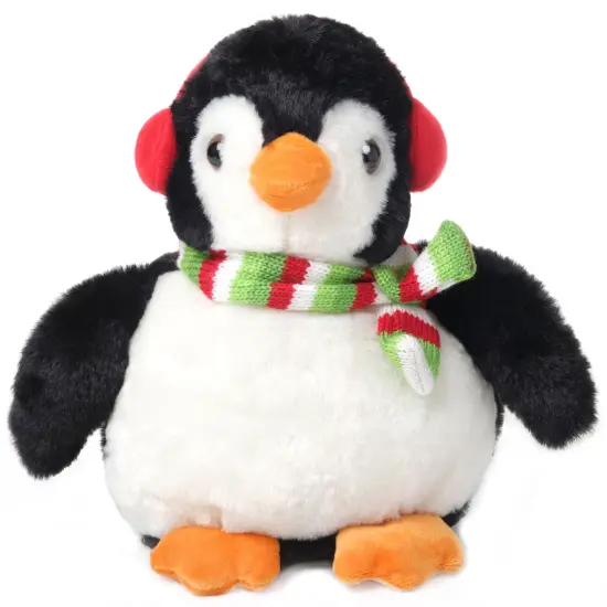 Bearington Mr. Flurry Plush Penguin Stuffed Animal, 10 Inch Christmas Penguin Plush, Ideal Christmas Stuffed Animal Gift for Toddlers, Kids & Teens Multicolor {1}