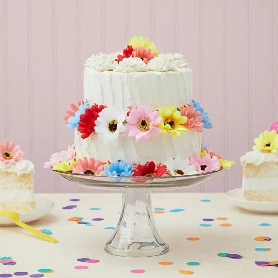 Juvale 60 Pack Artificial Daisy Flowers - 6 Colors, 2 Inches, Fake Carnations for Wedding, Bridal Shower & Valentine's Day Decorations, Arts and Crafts Multicolor {4}