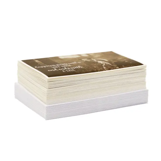 36 Pack Blank Motivational Greeting Cards with Dogs and Inspirational Quotes, Envelopes (4x6 In) Black {5}