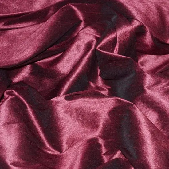 Polyester Silk Fabric Faux Silk Dupioni Fabric Black {8}