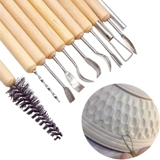44PCS Ceramic Clay Sculpting Tools Set {3}