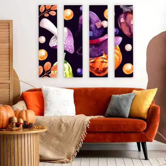 4 Pack Unfinished Wood Panels for Painting, DIY, Arts and Crafts, Deep Cradle Boards, 6x23 Inch Wood Canvas, Blank Wooden Sign for Wall, Home, Office, School, 0.84 In Thick Brown {2}