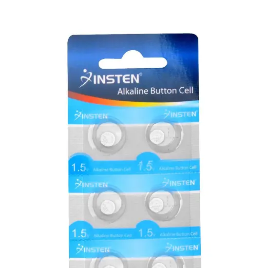 Insten 1.5V AG4 Alkaline Batteries Coin Button Cell Watch Battery (1 Pack of 10) {2}