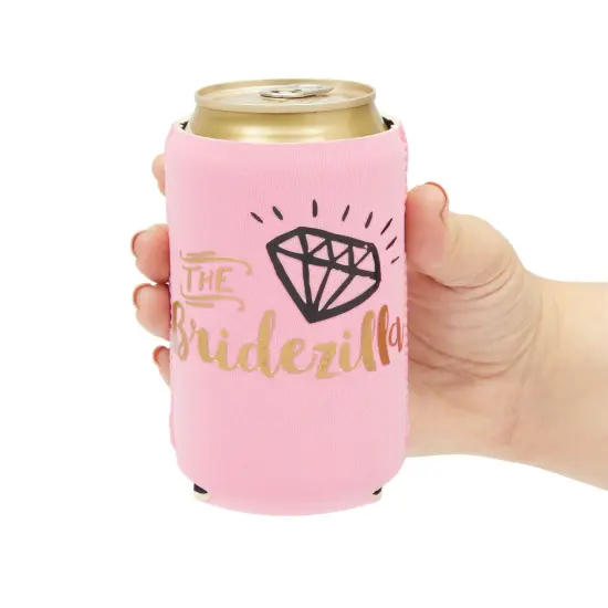12-Pack Can Cooler Sleeves, 12 Assorted Designs Insulated Neoprene Holder Party Supplies - Bachelorette Party Multicolor {6}