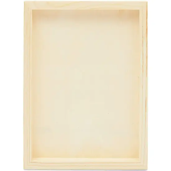 Bright Creations Unfinished Craft Wood Canvas Boards for Painting (2 Sizes, 6 Pack) Brown {6}