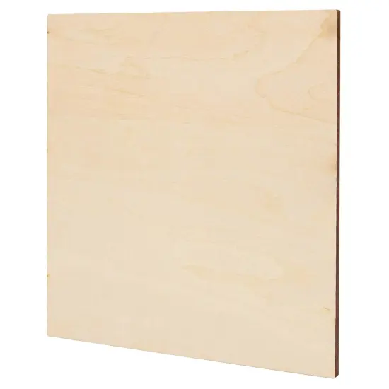 8 Pack Thin 8x8 Wood Squares for DIY Crafts, Unfinished 0.5 Inch Basswood Plywood for Laser Cutting, Wood Burning Brown {6}