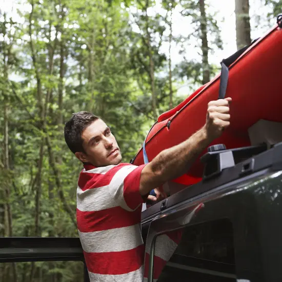 5 Pack Kayak Tie Down Straps, Lashing Straps with Buckles for Bike, Luggage, and Cargo (16.4 FT, Black) {2}