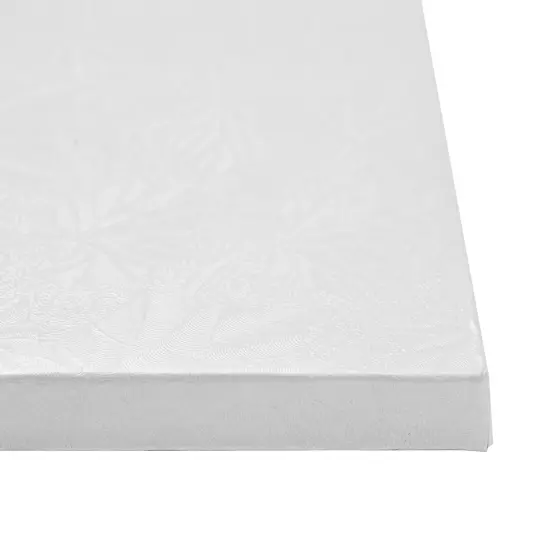 6 Pack White 12 Inch Cake Drum for Baking Desserts, Foil Square Cake Boards for Pastries {6}