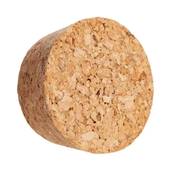 6 Pack Size 28 Tapered Cork Stoppers for Bottles, Jars, DIY Art Projects, Crafts, Plugs for Wine Barrels (2.1 x 1.88 x 0.94 In) Brown {7}