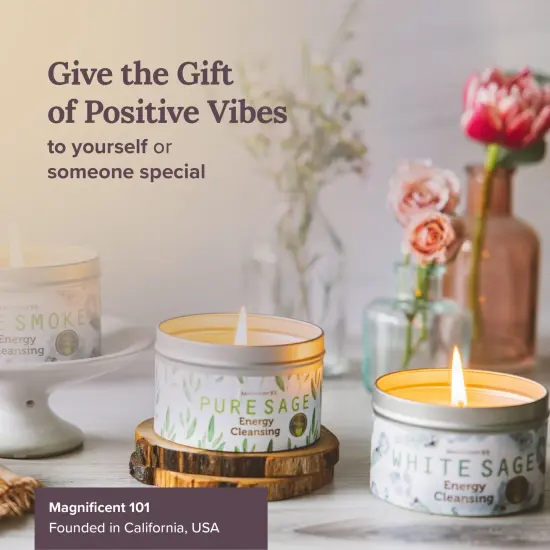 Magnificent 101 Long Lasting Taurus Zodiac Candle | 6 Oz - 35 Hour Burn | Peach Vanilla Scented Soy Wax Candle | Harness the Power of Astrological Signs to Find Your Strength Multicolor {6}