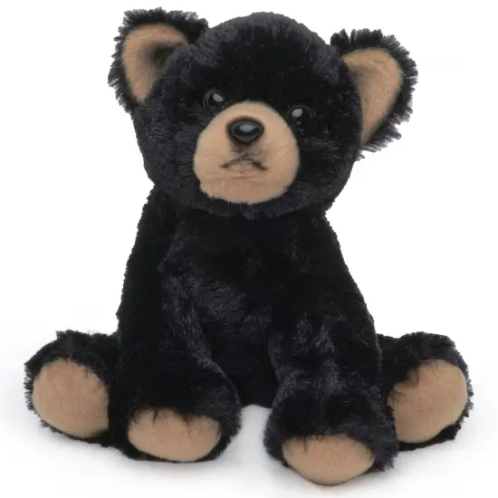 Bearington Lil' Huck Small Plush Stuffed Animal Black Bear, 7 Inches, For Ages 3-14 {1}