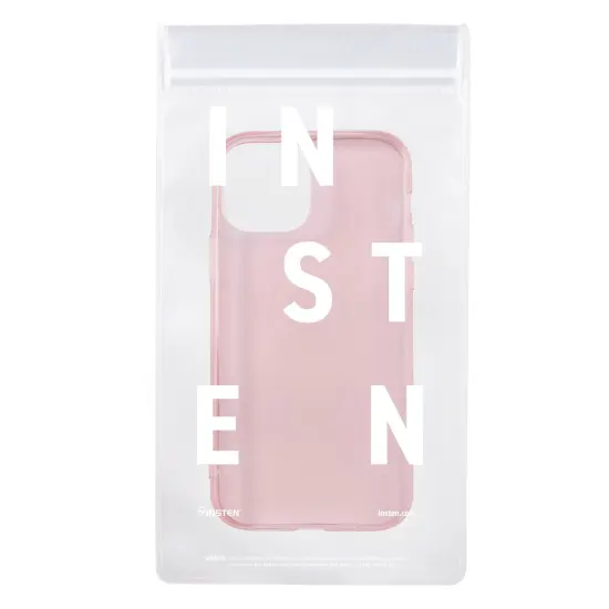 Insten Glitter Case Compatible with iPhone 12 Pro / iPhone 12 Case 6.1 Inch, Soft TPU Sparkle Protective Cases, Shock Absorption, Crystal Clear Pink Bling Shinny Slim Cover for Women Girls {6}