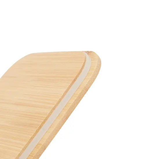 Coffee Tea Sugar Container Set - White Iron Kitchen Canister Set with Bamboo Lids (3 Pieces, 48 oz) {7}