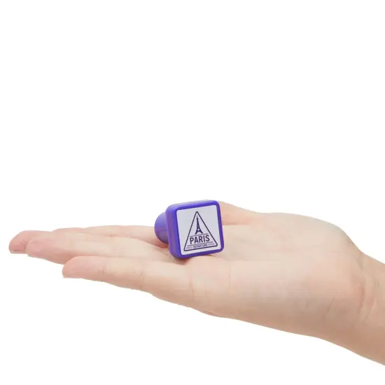 Passport Stamps, City and Country Stamp Set (1 x 1 in, 26 Pieces) Multicolor {4}