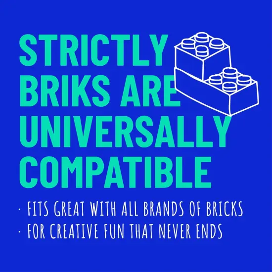 Strictly Briks 4 Pack Baseplates 10x10 in, Stackable Building Plates with 32 x 32 Studs, Mats, Bases, Boards, Sheets 100% Compatible with All Major Brands, Gray, Ages 3-14 Grey {4}