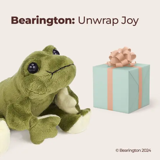 Bearington Frank Jr. Plush Stuffed Animal Frog 8 inches, Green Soft Plush, For Ages 3-14 {5}