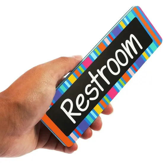 Magnetic Hall Pass for Whiteboard, Teacher Supplies for Classroom (6 Pack) Multicolor {5}