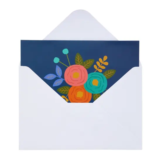 48 Pack Blank Cards and Envelopes Stationary Set - Ideal for Everyday Greeting and Thinking of You Cards - 4 Blank Design w/ Two Hello (4x6 Inches) Multicolor {4}