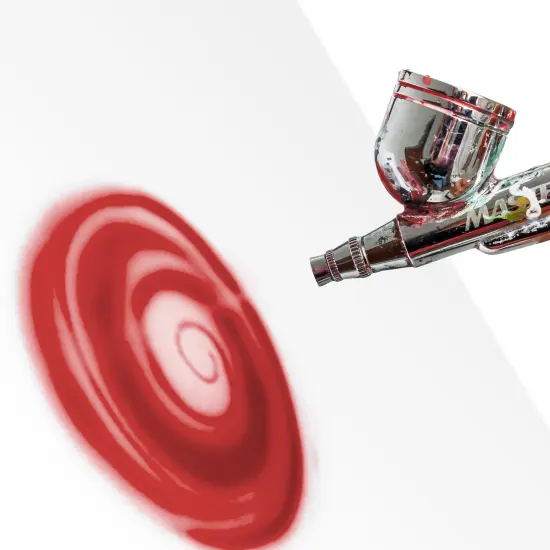 Red Airbrush Temporary Tattoo Body Paint Makeup, 1 oz. {3}