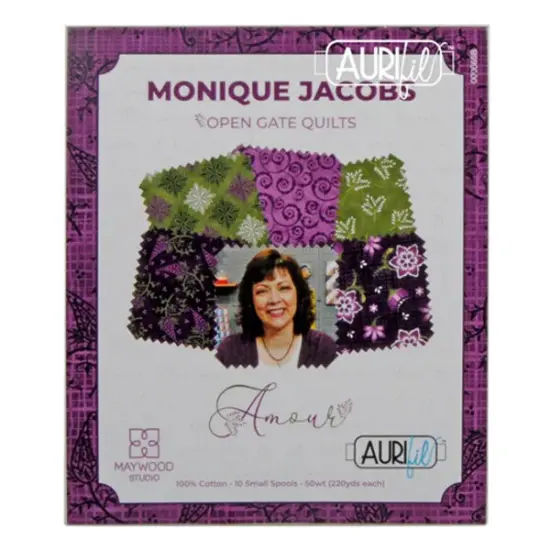 Aurifil Amour Thread Set by Monique Jacobs | (10 50wt Cotton Small Spools) {2}