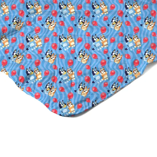 Bluey Quilted Throw Blanket Goofing Around {3}