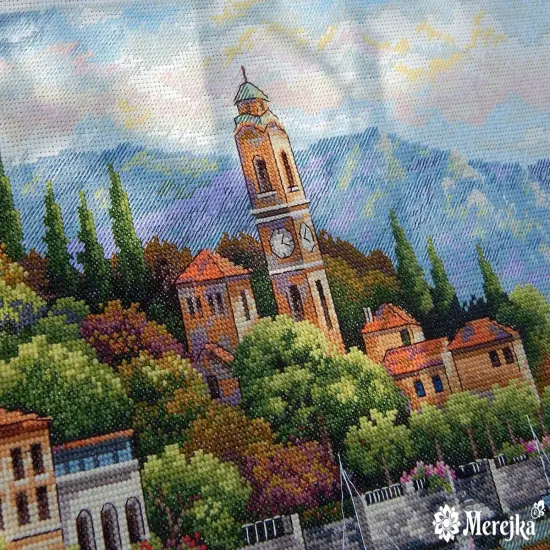 Lago di Como K-175 Counted Cross-Stitch Kit {5}