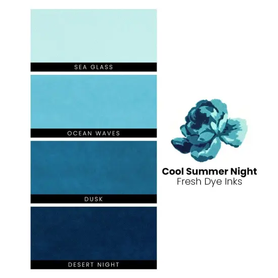 Cool Summer Night Fresh Dye Ink {5}