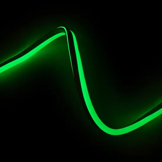 Northlight LED Commercial Grade Flexible Christmas Rope Lights - Green - 50' Clear Wire {4}