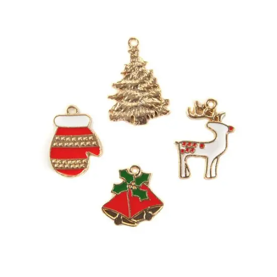 Christmas in the Country - Enamel charms - {1}