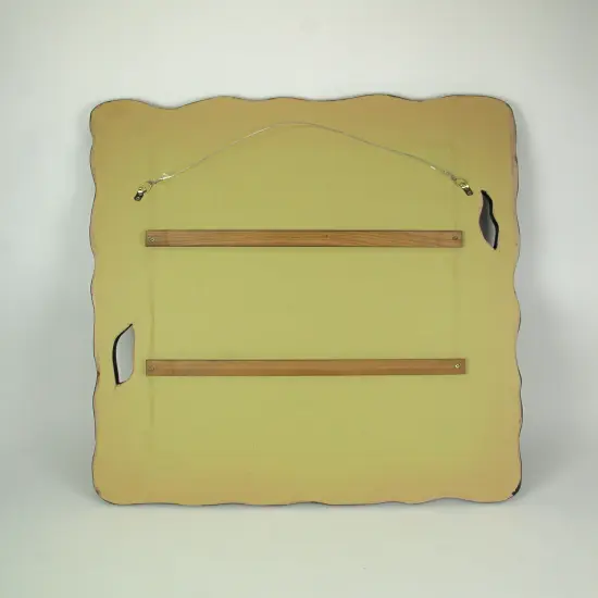 Birds In Nature Hand Carved Natural Wood Decorative Wall Mirror Home Lodge Decor {4}