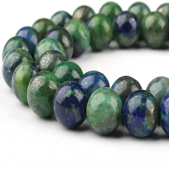 Natural Stone Beads Gemstone Beads for Jewelry Making - Crystal Beads for Bracelets, 8mm Jasper Beads Round Loose Beads(44-47pcs, 8mm, Chrysocolla) {6}