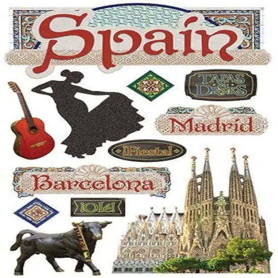 Paper House Spain Dimensional Stickers {1}
