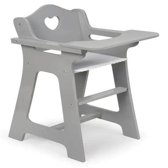 Badger Basket Doll High Chair - Executive Gray {1}