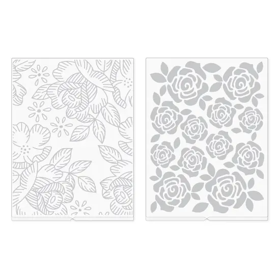 We R Revolution Embossing Folder 2/Pkg-Florals {4}