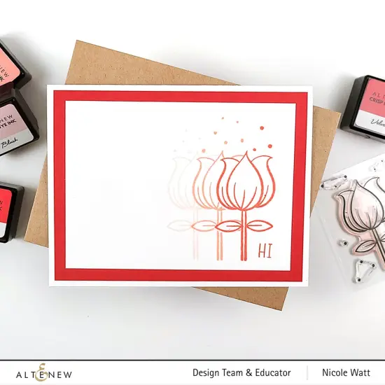 Whimsical Tulip Stamp Set {6}